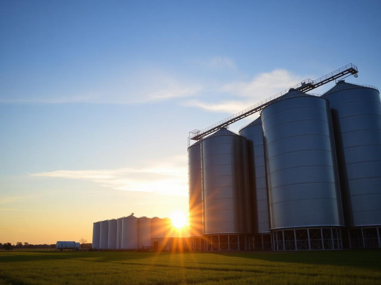 Silos de armazenamento agrícola